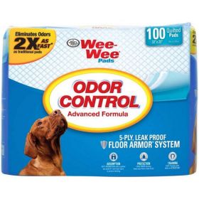 Four Paws Wee Wee Pads - Odor Control (size: 100 Pack - (22"L x 23"W))