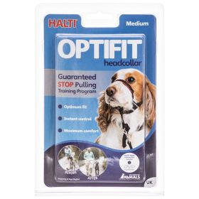 Halti Optifit Deluxe Headcollar for Dogs (size: Medium - (Cattledog, Springer Spaniel, Border Collie, Labrador, German Shepherd, Boxer, Doberman, Retrivers))