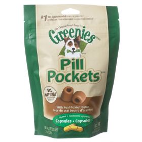 Greenies Pill Pocket Peanut Butter Flavor Dog Treats (size: Large - 30 Treats (Capsules))