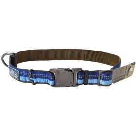 K9 Explorer Sapphire Reflective Adjustable Dog Collar (size: 18"-26" Long x 1" Wide)