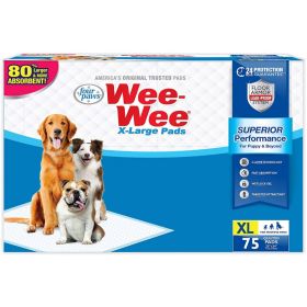 Four Paws X-Large Wee Wee Pads 28" x 34" (size: 75 count)