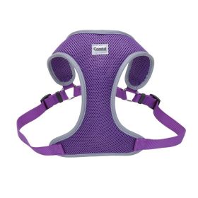 Coastal Pet Comfort Soft Reflective Wrap Adjustable Dog Harness - Purple (size: Large - 28-36" Girth - (1" Straps))