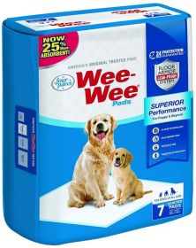 Four Paws Wee Wee Pads Original (size: 7 Pack (22" Long x 23" Wide))