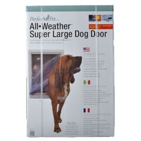 Perfect Pet All Weather Pet Door (size: Super Large - (15"W x 23.5"H))