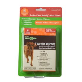 Sentry Worm X Plus - Large Dogs (size: 6 Count)
