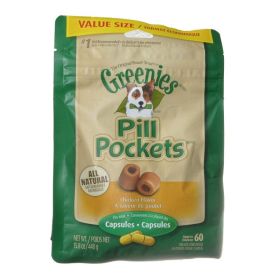 Greenies Pill Pocket Chicken Flavor Dog Treats (size: Large - 60 Treats (Capsules))