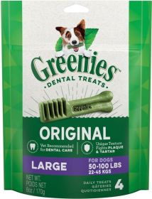 Greenies Large Dental Dog Treats (size: 4 count)