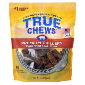 True Chews Premium Grillers with Real Steak (size: 20 oz)