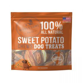 Wholesome Pride Sweet Potato Chews Dog Treats (size: 16 oz)