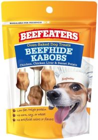Beefeaters Oven Baked Beefhide Kabobs Dog Treat (size: 28 oz)