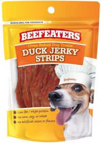 Beefeaters Oven Baked Duck Jerky Strips for Dogs (size: 24 oz)