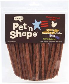 Pet 'n Shape Natural Chik 'n Sweet Potato Stix Dog Treats (size: 14 oz)