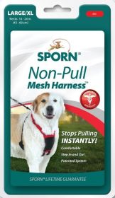 Sporn Non Pull Mesh Harness for Dogs - Black (size: Large/ X-Large)