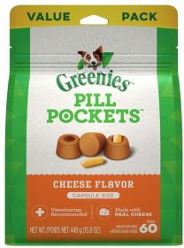 Greenies Pill Pockets Cheese Flavor Capsules (size: 60 count)