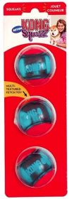 KONG Squeezz Action Ball Red (size: Small - 3 count)