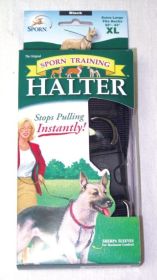 Sporn Original Training Halter for Dogs - Black (size: X-Large)