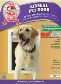 Ideal Pet Products Air Seal Plastic Pet Door with Telescoping Frame (size: X-Large)