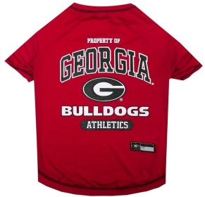 Pets First Georgia Tee Shirt for Dogs and Cats (size: small)