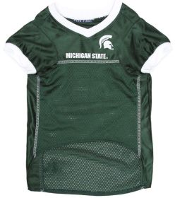 Pets First Michigan State Mesh Jersey for Dogs (size: large)