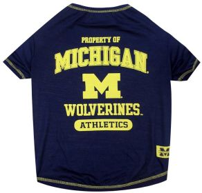 Pets First Michigan Tee Shirt for Dogs and Cats (size: small)