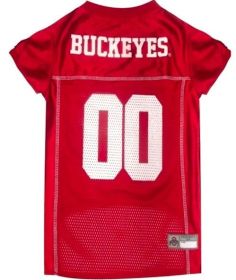 Pets First Ohio State Mesh Jersey for Dogs (size: large)