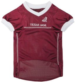 Pets First Texas A & M Mesh Jersey for Dogs (size: large)
