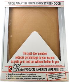 Pride Pet Doors Screen Door Adapter (size: large)